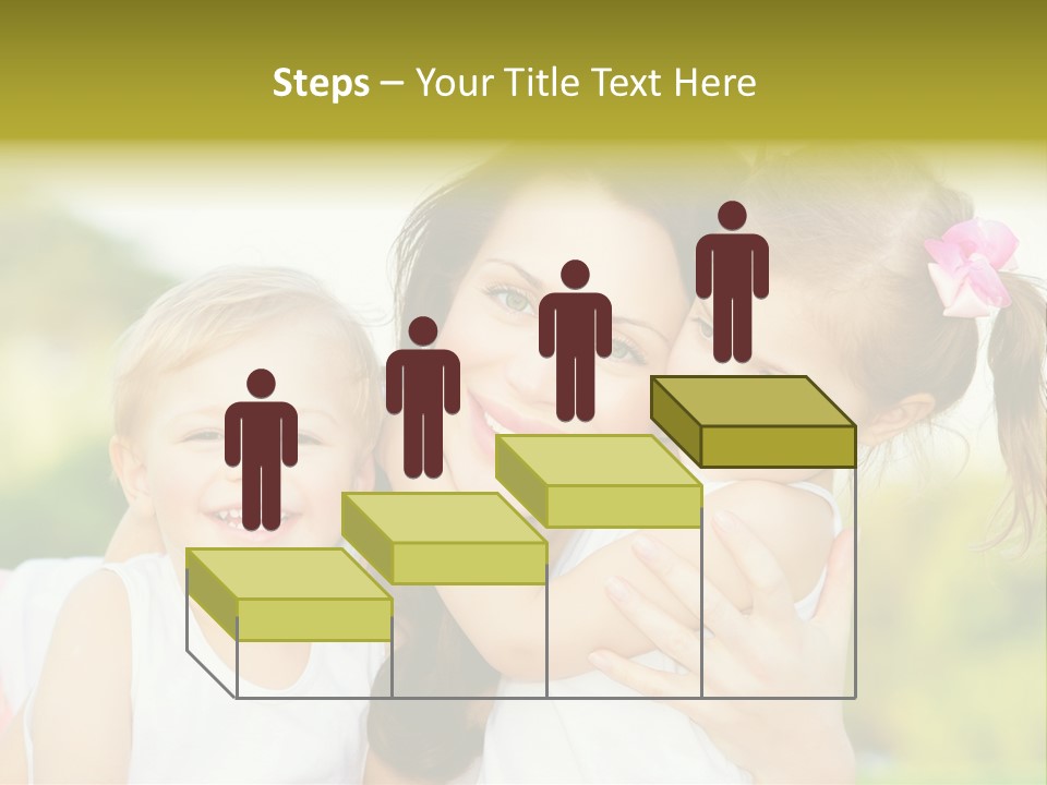 Beautiful Love Babies PowerPoint Template