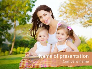 Children Smile Infant PowerPoint Template