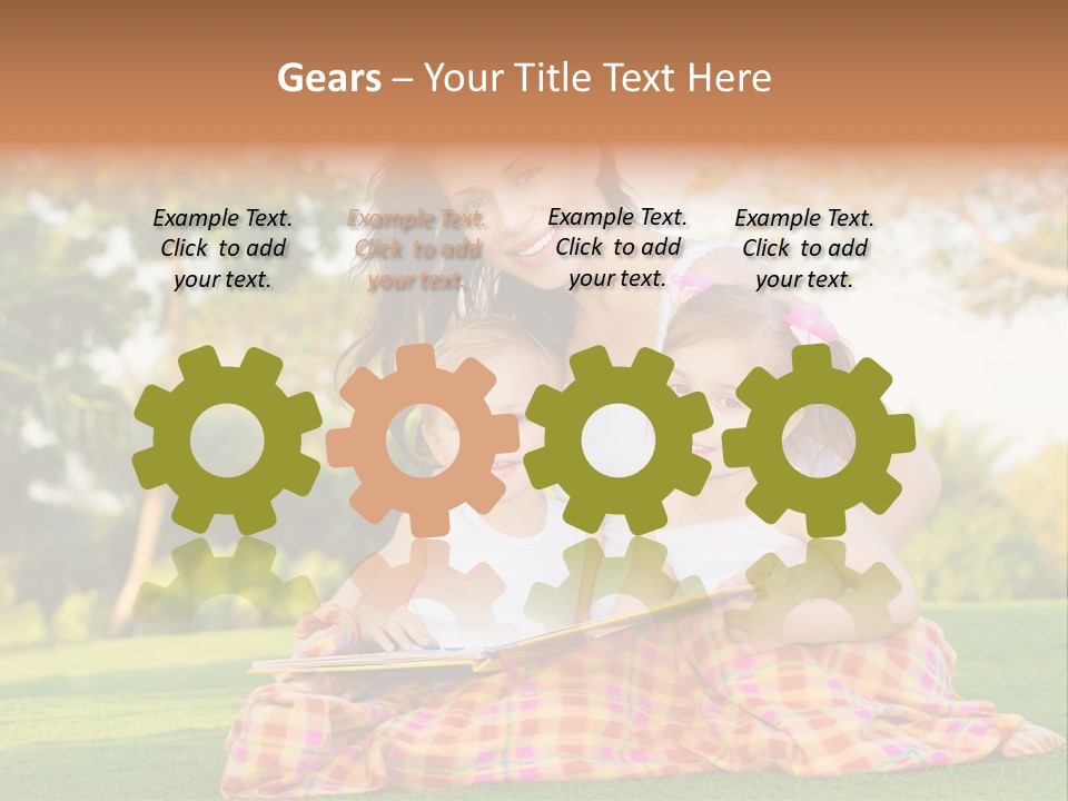 Children Smile Infant PowerPoint Template