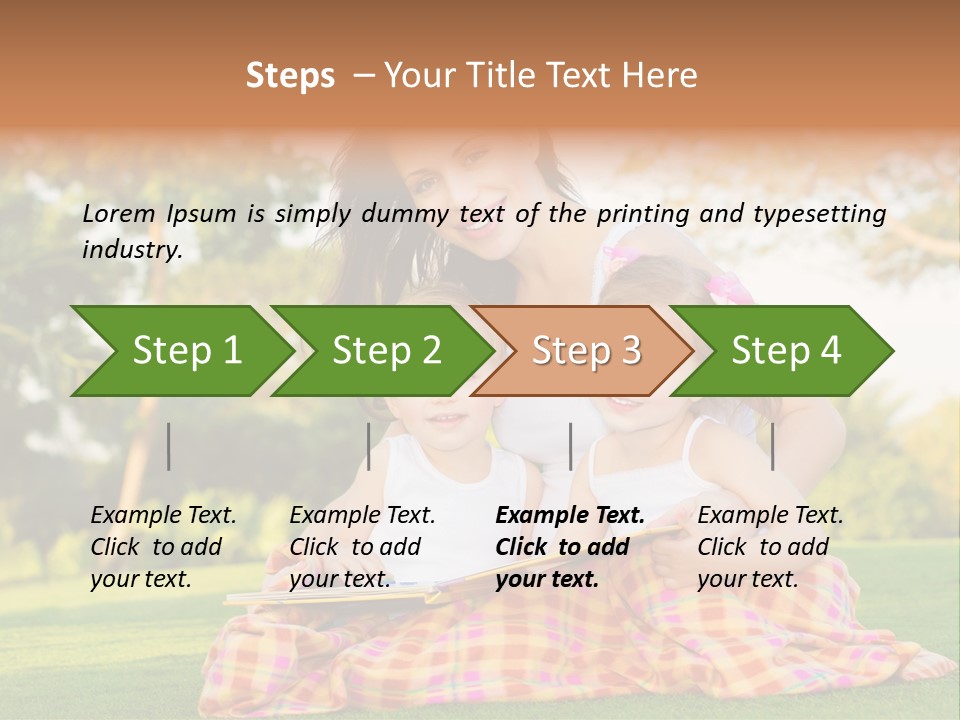 Children Smile Infant PowerPoint Template