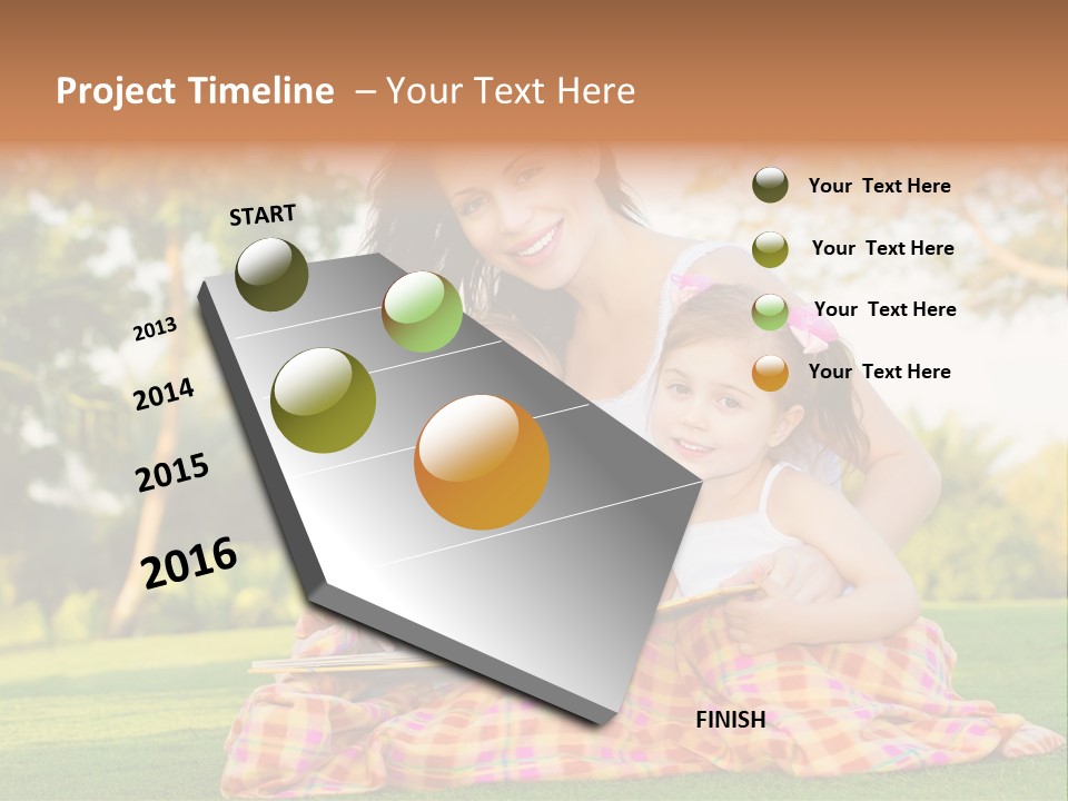 Children Smile Infant PowerPoint Template