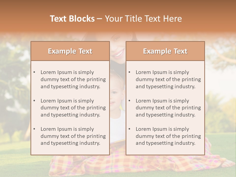 Children Smile Infant PowerPoint Template