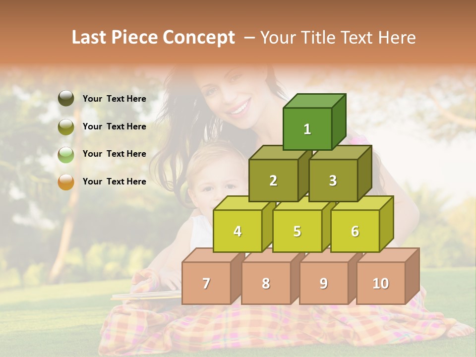 Children Smile Infant PowerPoint Template