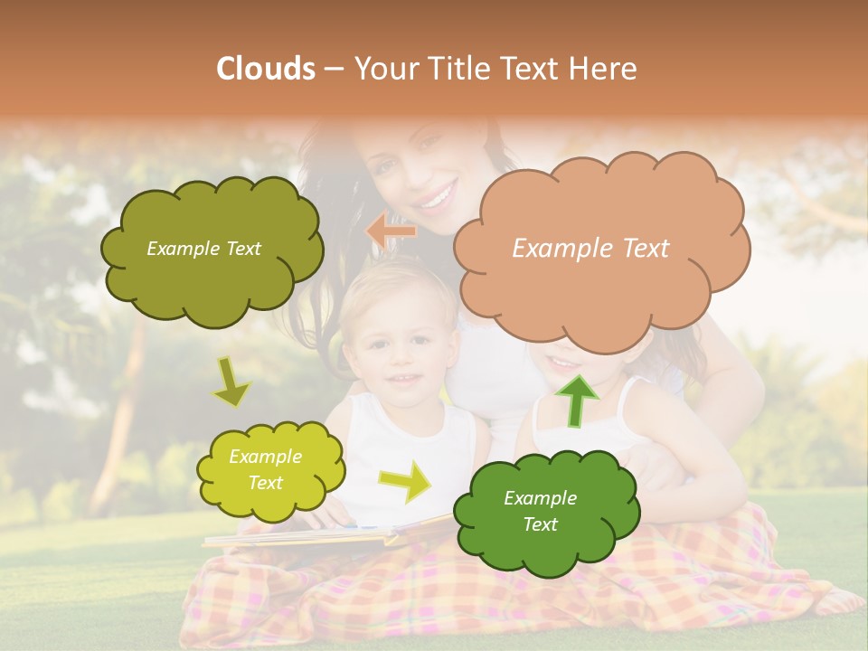 Children Smile Infant PowerPoint Template