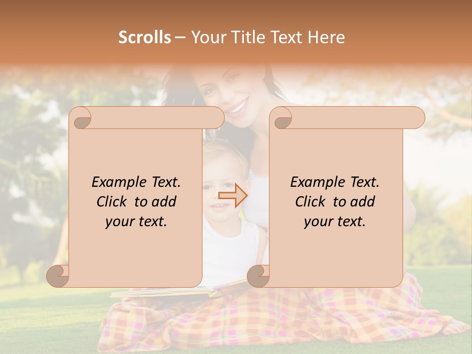 Children Smile Infant PowerPoint Template