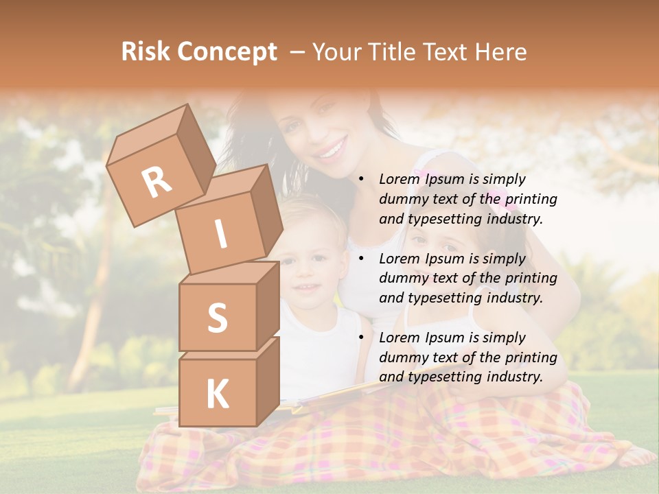 Children Smile Infant PowerPoint Template