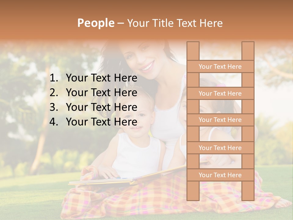 Children Smile Infant PowerPoint Template