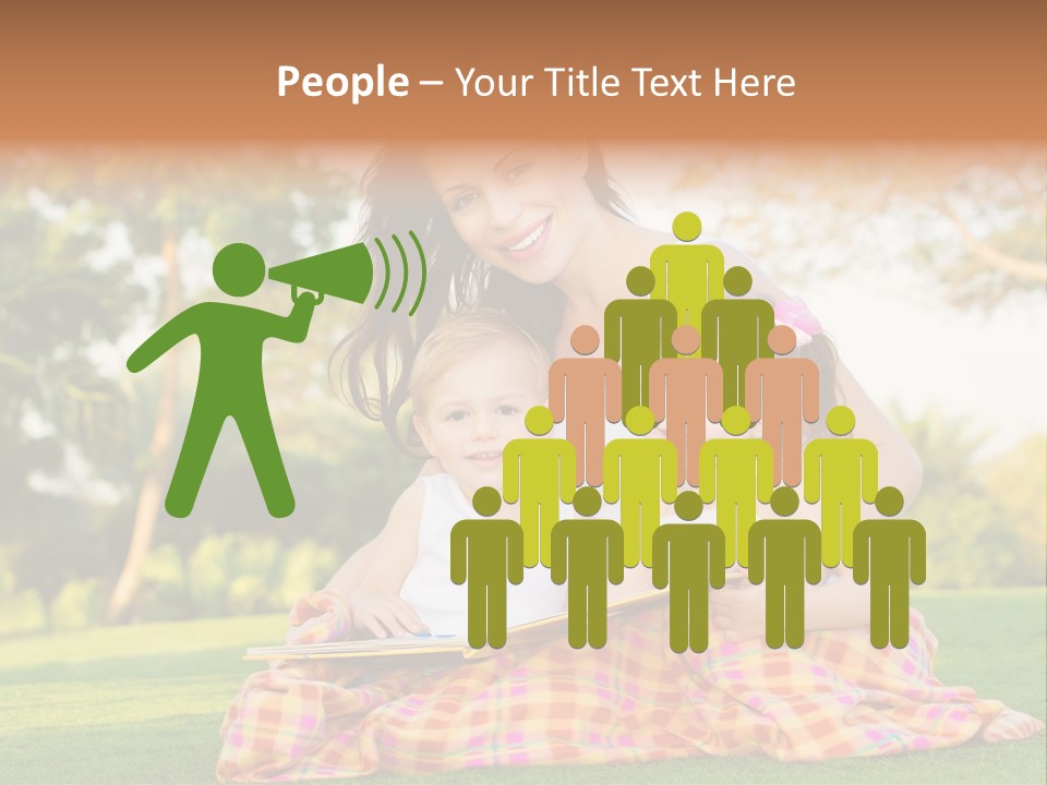 Children Smile Infant PowerPoint Template