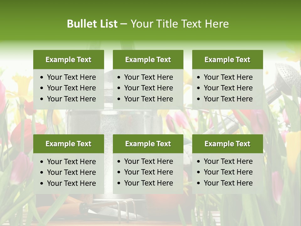 Blossom Green Nature PowerPoint Template