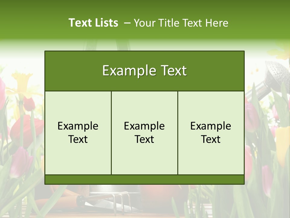 Blossom Green Nature PowerPoint Template