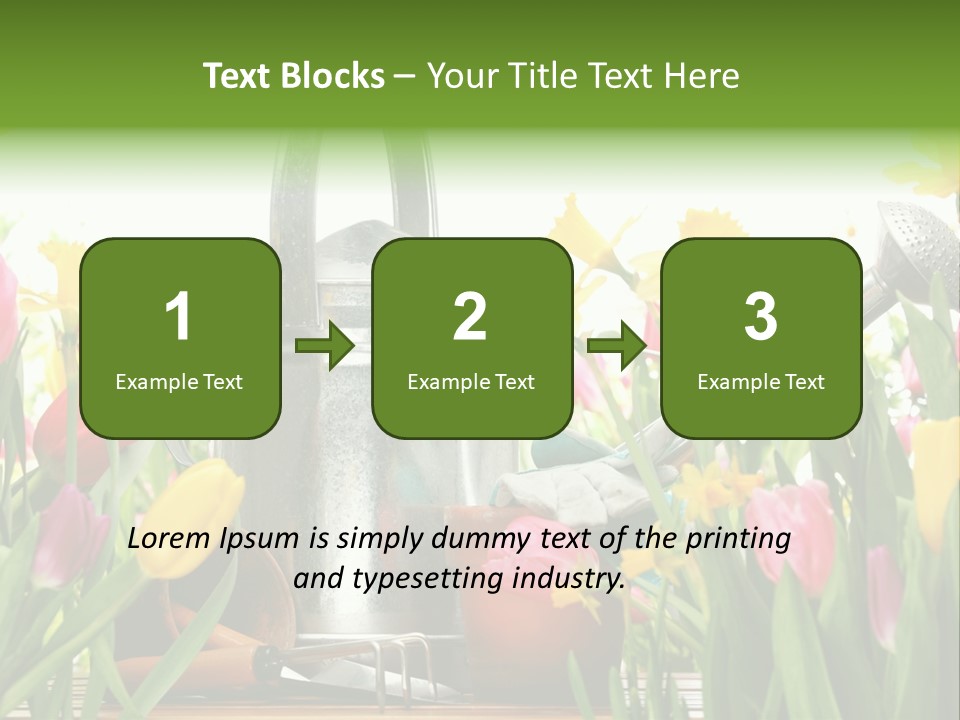 Blossom Green Nature PowerPoint Template