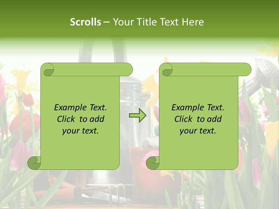 Blossom Green Nature PowerPoint Template