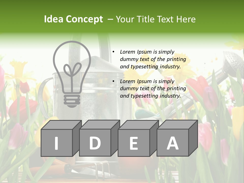 Blossom Green Nature PowerPoint Template