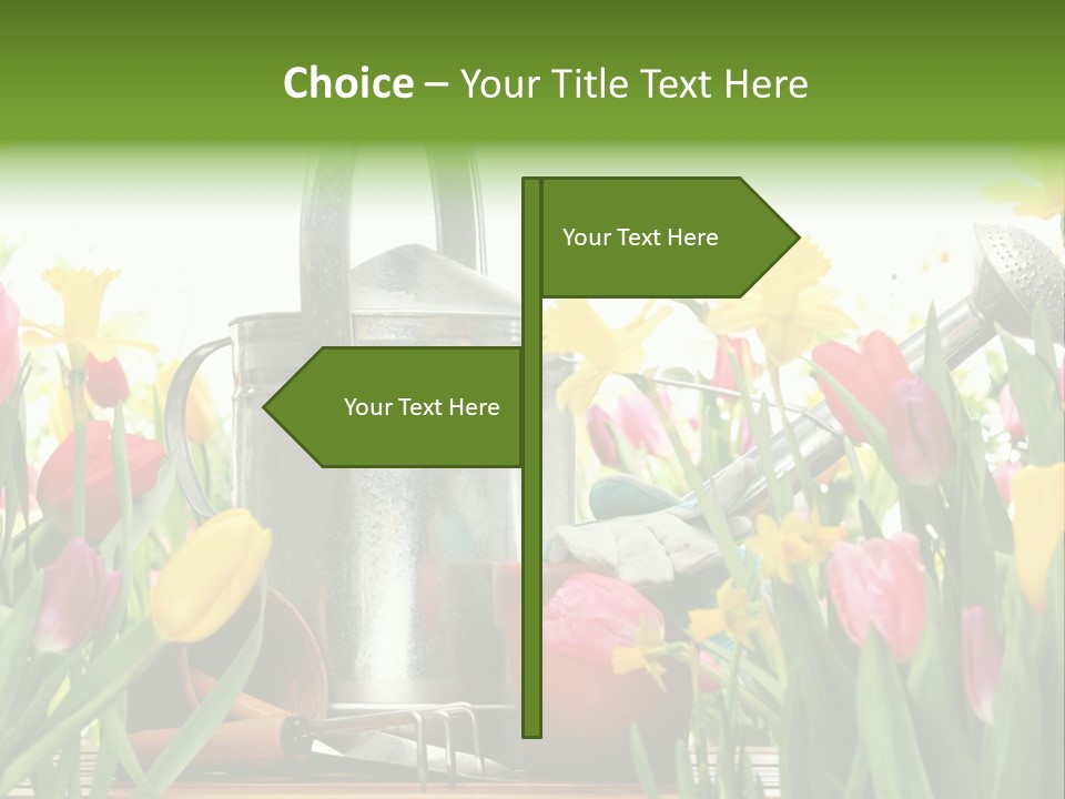 Blossom Green Nature PowerPoint Template