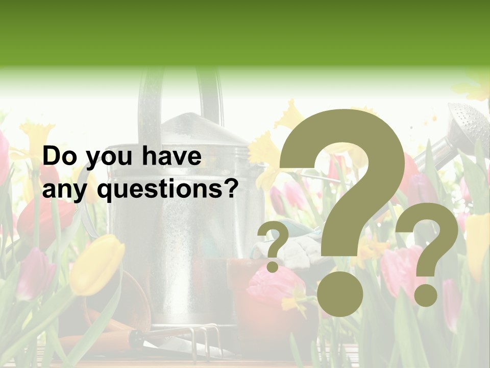 Blossom Green Nature PowerPoint Template