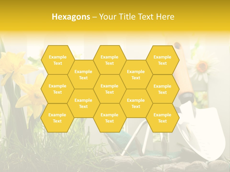 Garden Beautiful Work PowerPoint Template