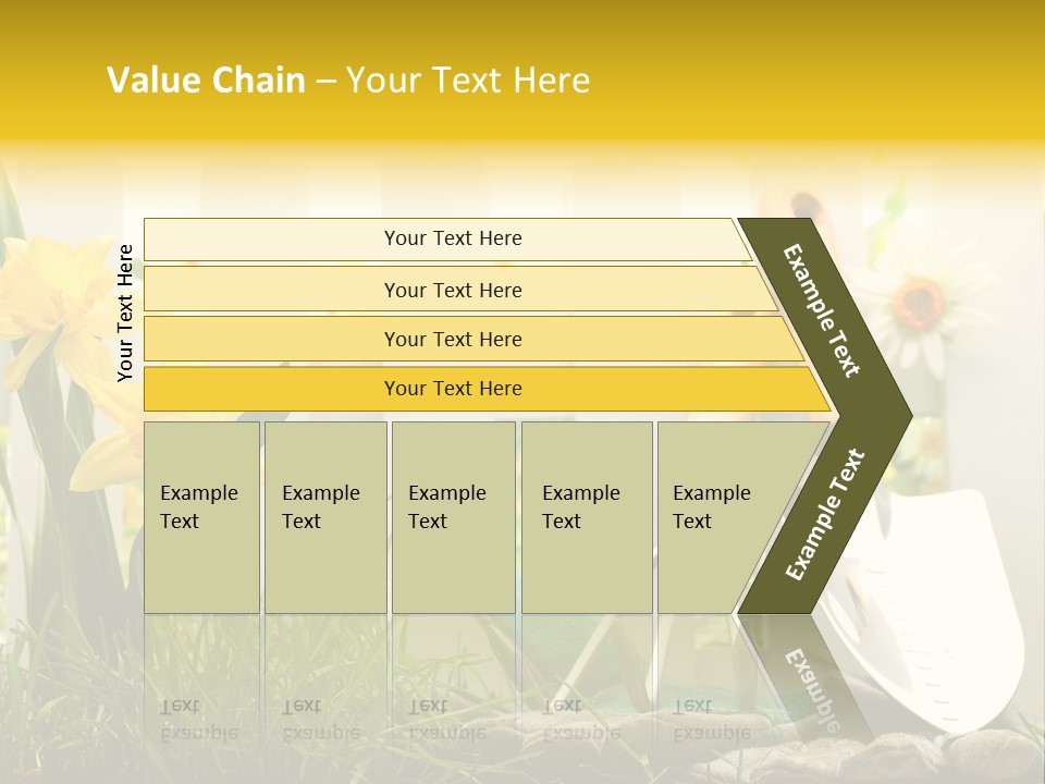 Garden Beautiful Work PowerPoint Template
