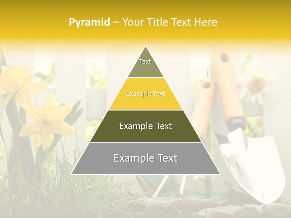 Garden Beautiful Work PowerPoint Template