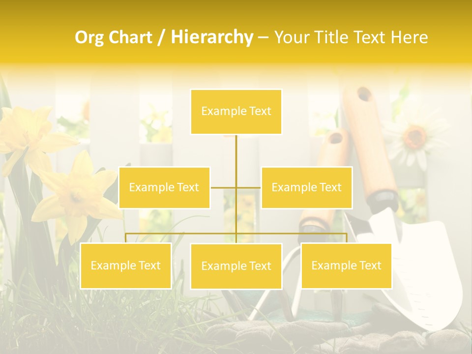 Garden Beautiful Work PowerPoint Template