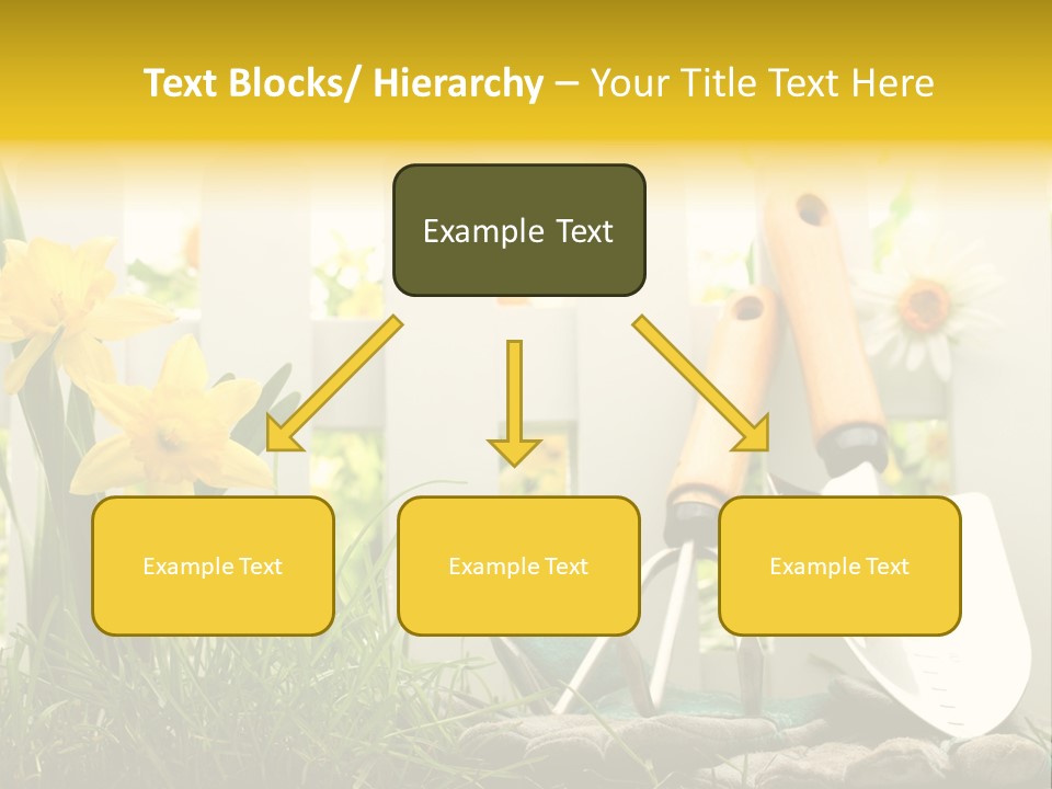 Garden Beautiful Work PowerPoint Template