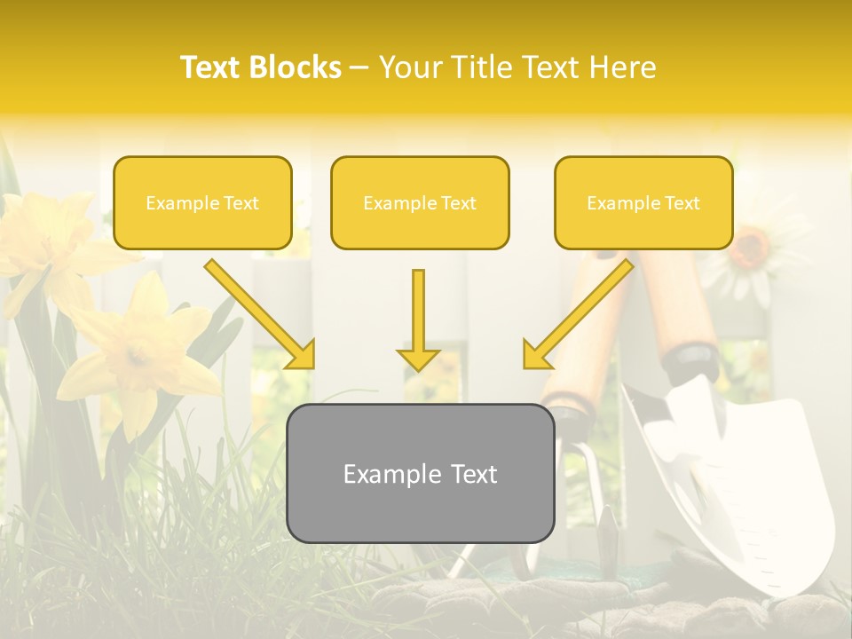Garden Beautiful Work PowerPoint Template