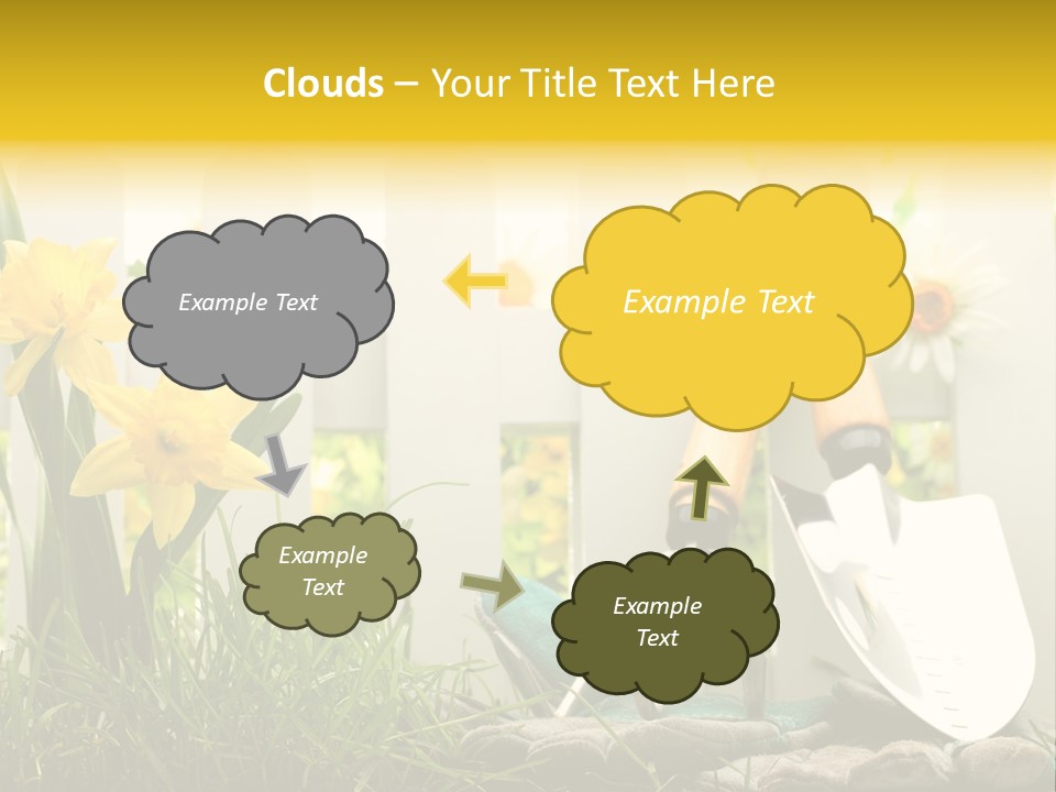 Garden Beautiful Work PowerPoint Template