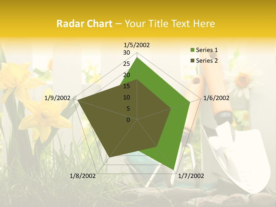 Garden Beautiful Work PowerPoint Template
