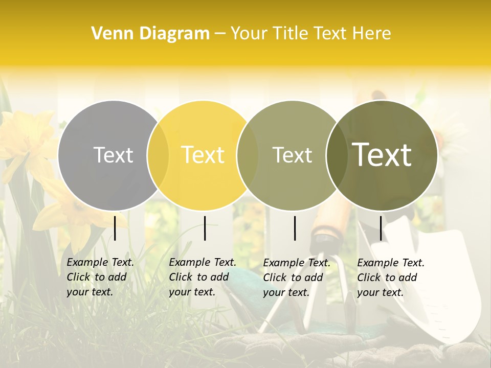 Garden Beautiful Work PowerPoint Template
