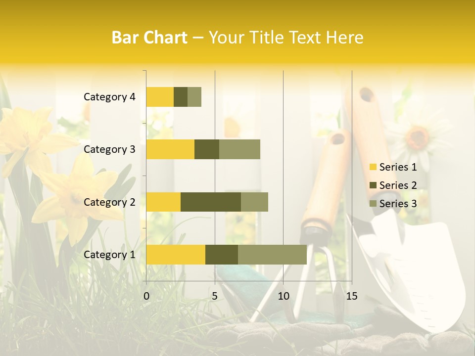 Garden Beautiful Work PowerPoint Template