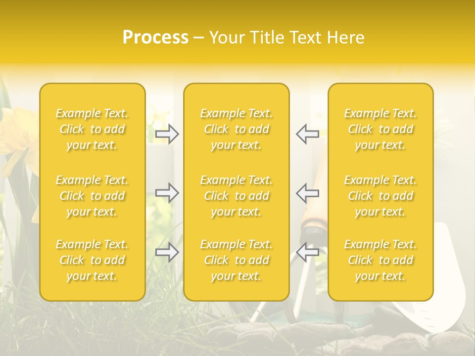 Garden Beautiful Work PowerPoint Template