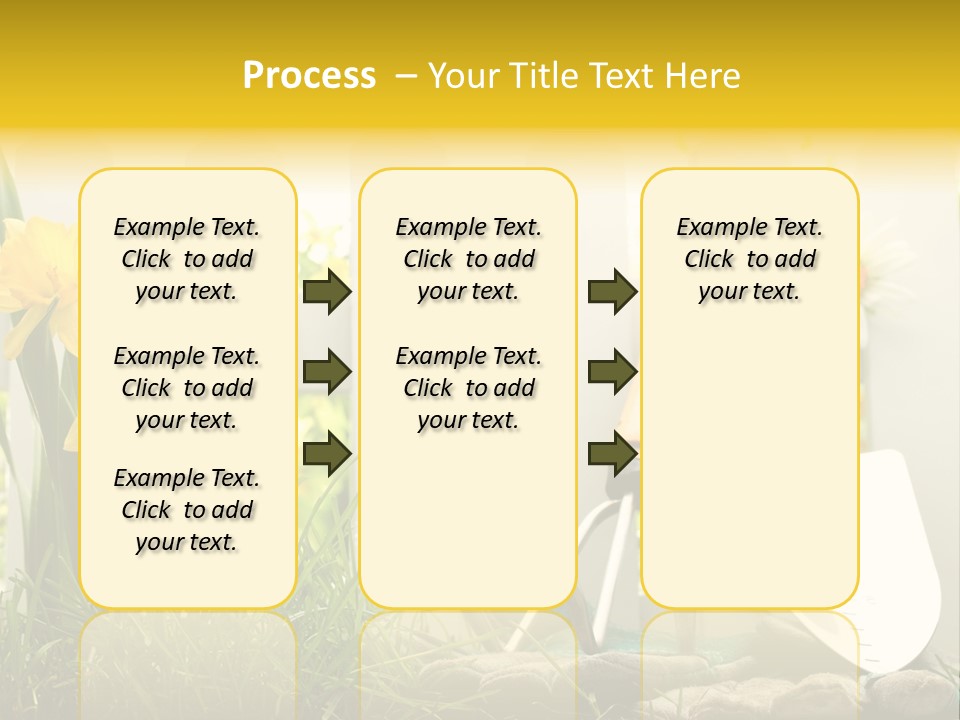 Garden Beautiful Work PowerPoint Template