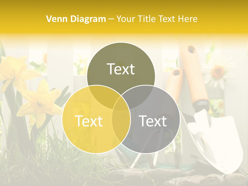 Garden Beautiful Work PowerPoint Template