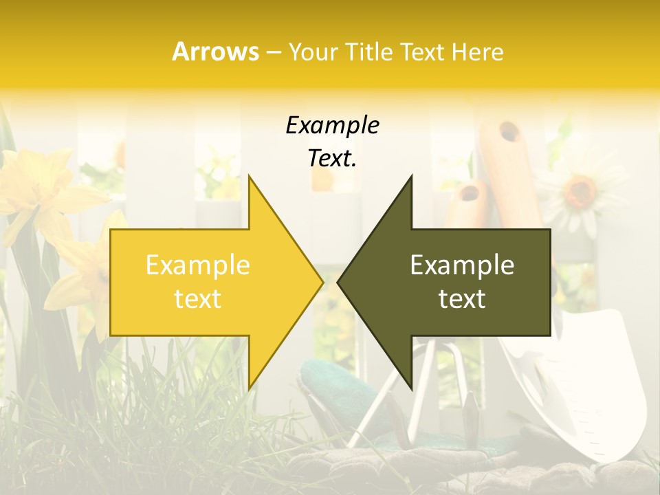 Garden Beautiful Work PowerPoint Template