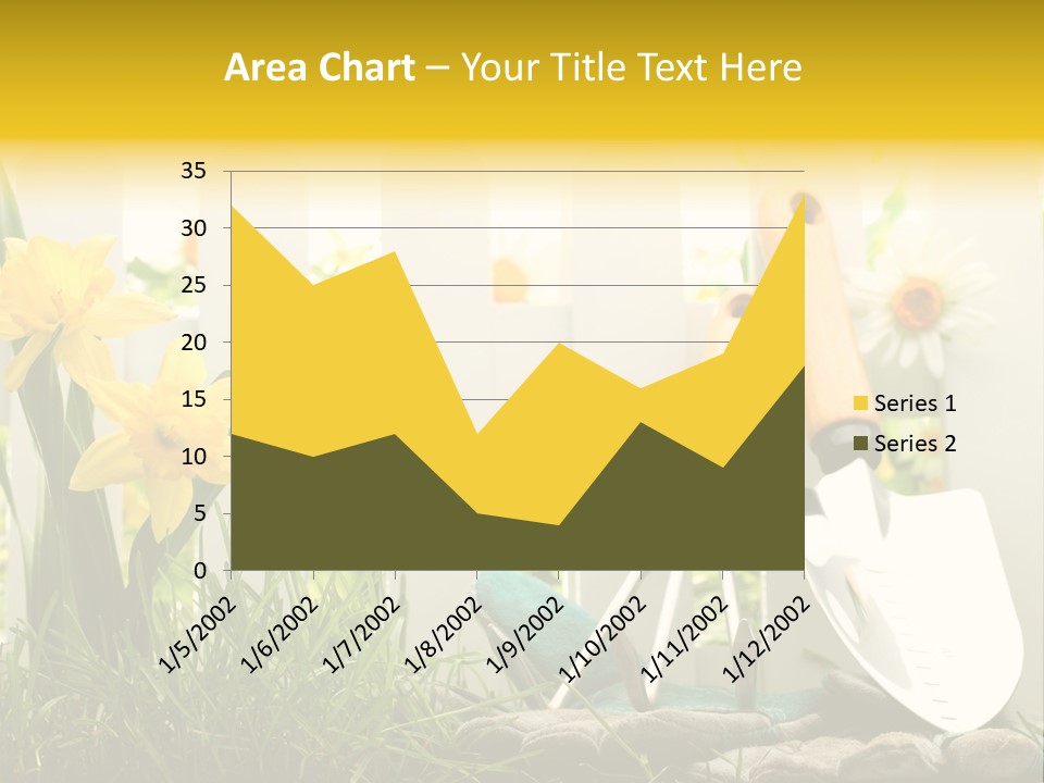 Garden Beautiful Work PowerPoint Template