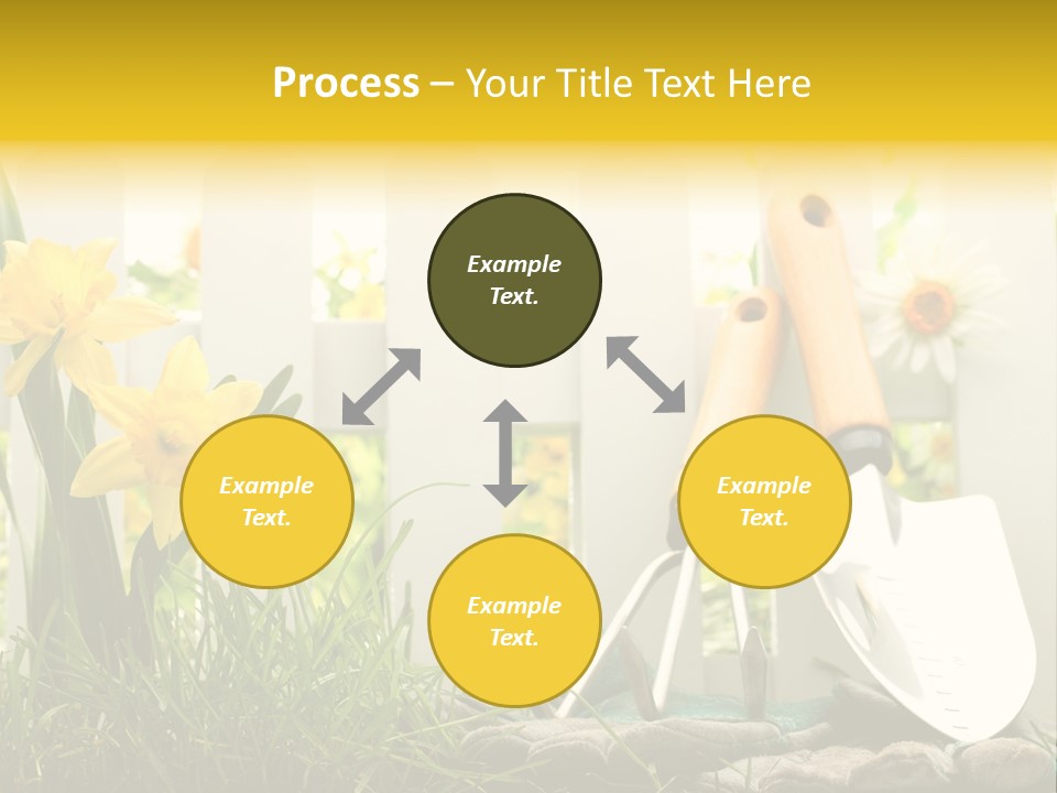 Garden Beautiful Work PowerPoint Template