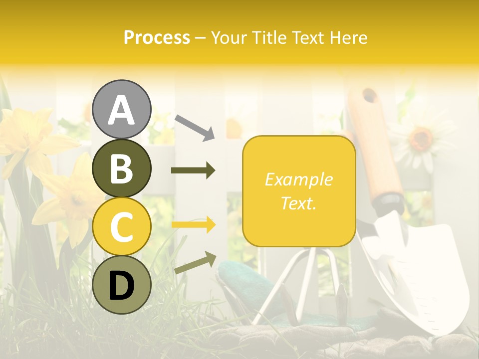 Garden Beautiful Work PowerPoint Template