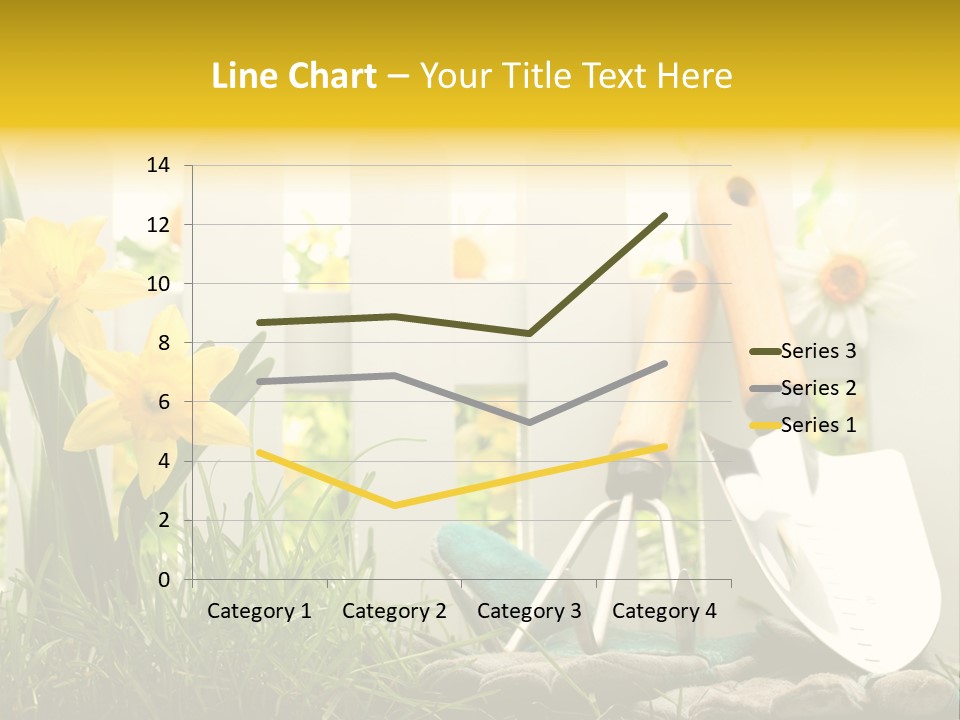 Garden Beautiful Work PowerPoint Template