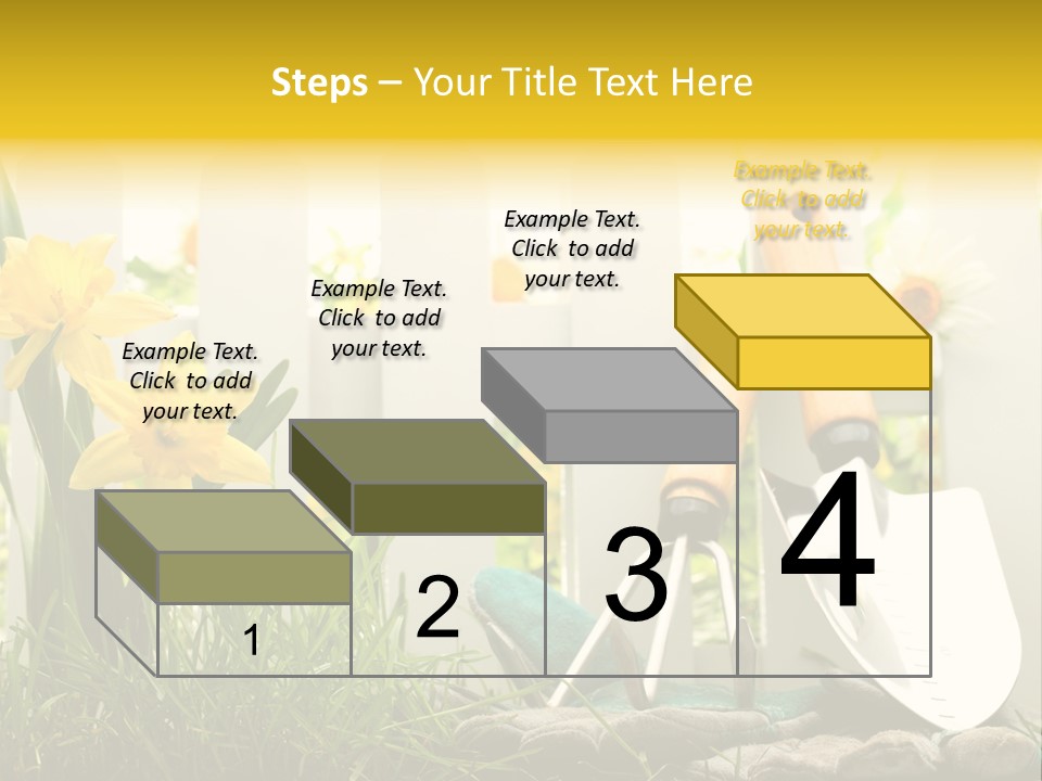 Garden Beautiful Work PowerPoint Template