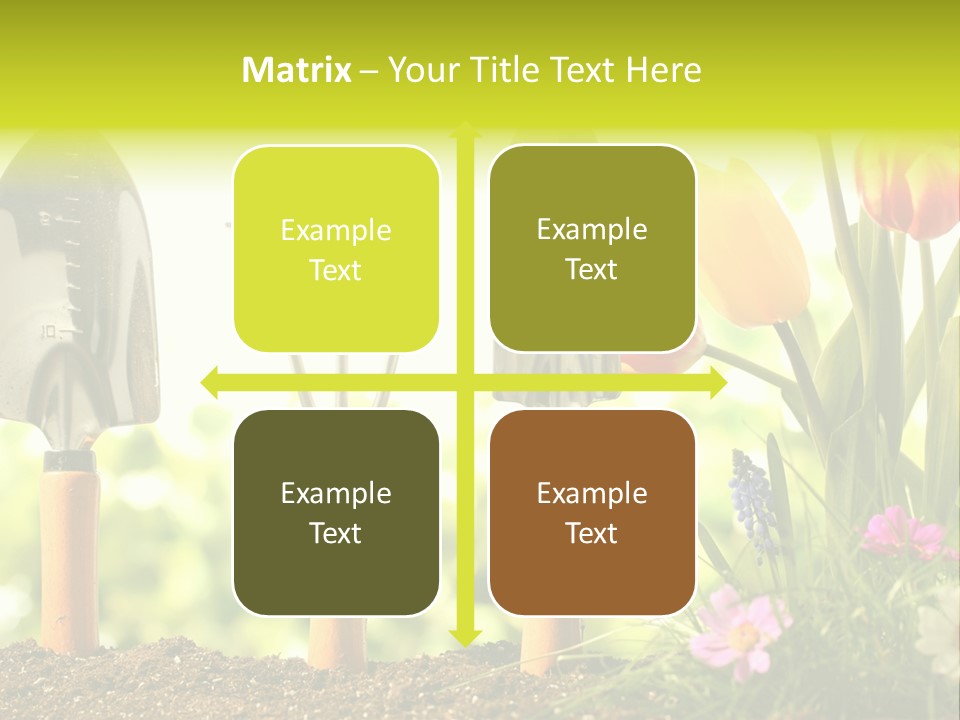 Gardening Soil Garden PowerPoint Template