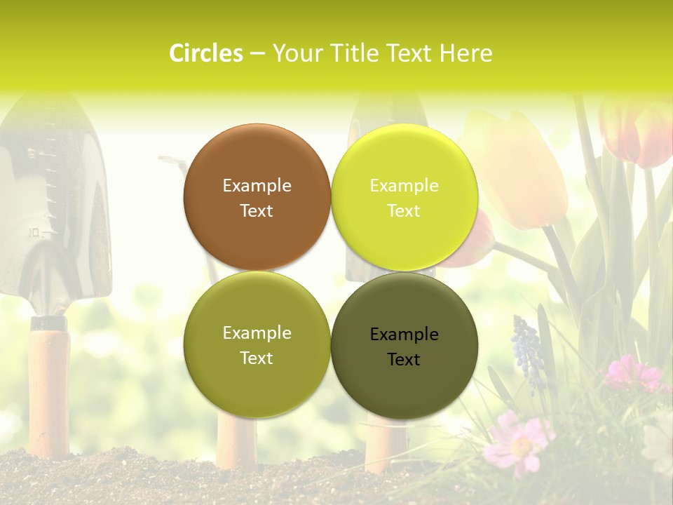 Gardening Soil Garden PowerPoint Template