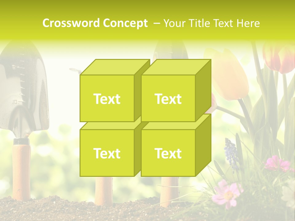 Gardening Soil Garden PowerPoint Template