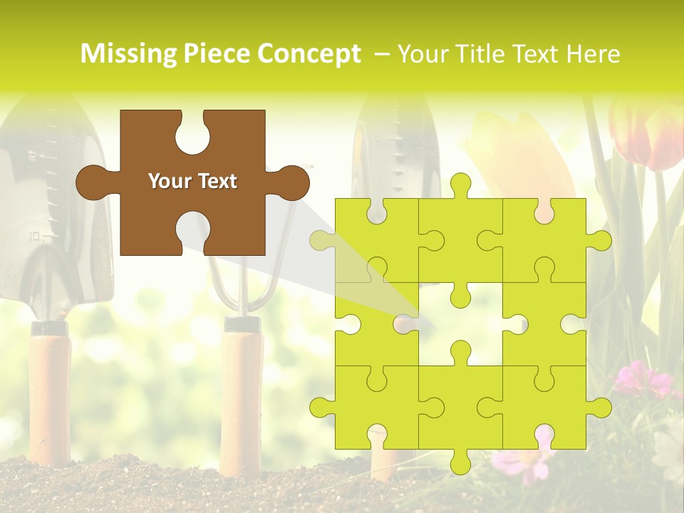 Gardening Soil Garden PowerPoint Template