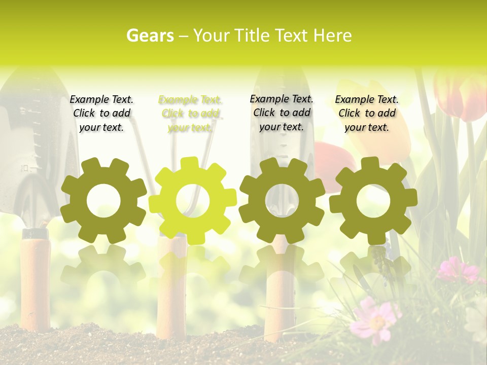 Gardening Soil Garden PowerPoint Template