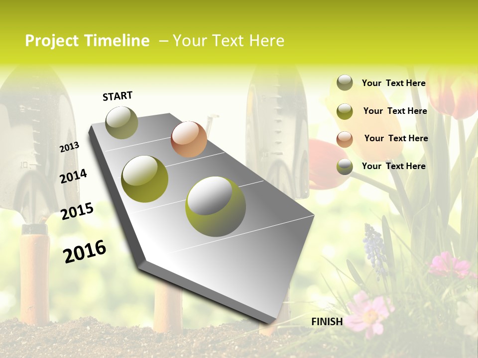 Gardening Soil Garden PowerPoint Template
