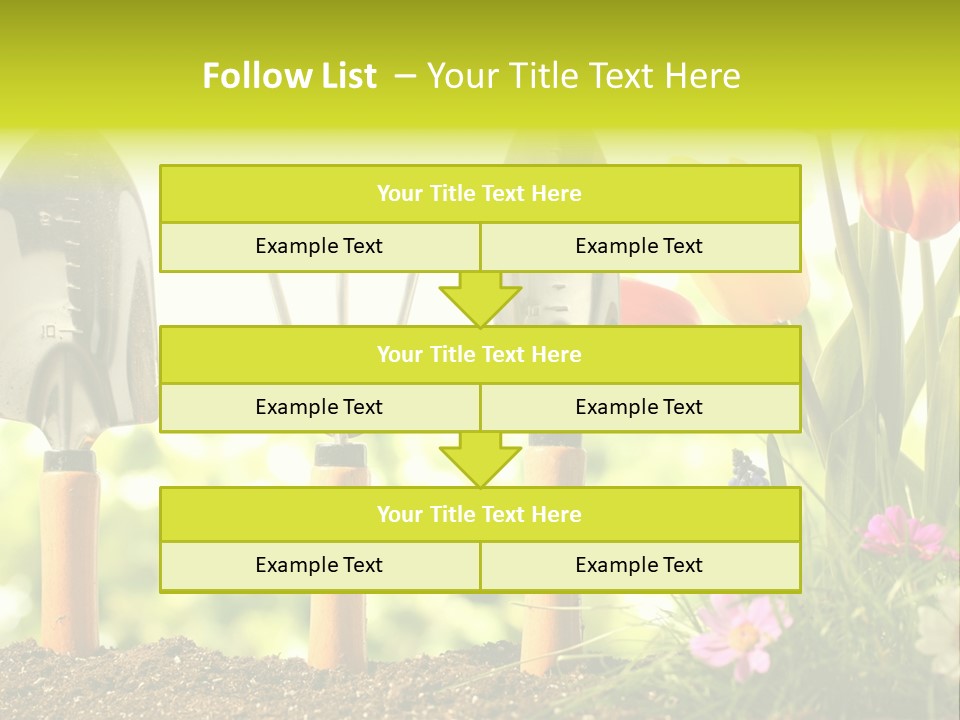 Gardening Soil Garden PowerPoint Template