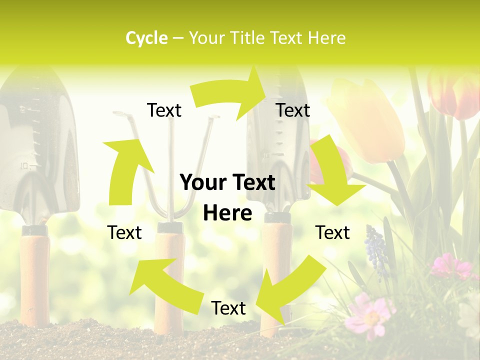 Gardening Soil Garden PowerPoint Template