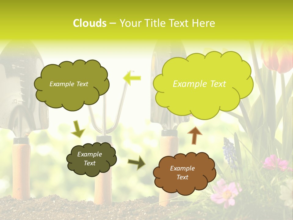 Gardening Soil Garden PowerPoint Template