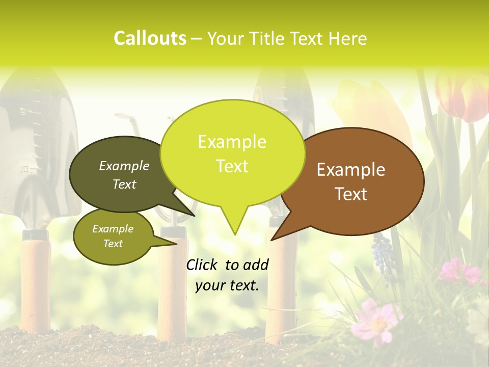 Gardening Soil Garden PowerPoint Template