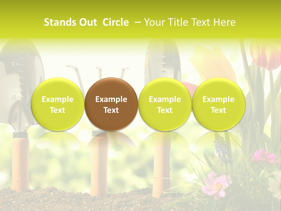 Gardening Soil Garden PowerPoint Template