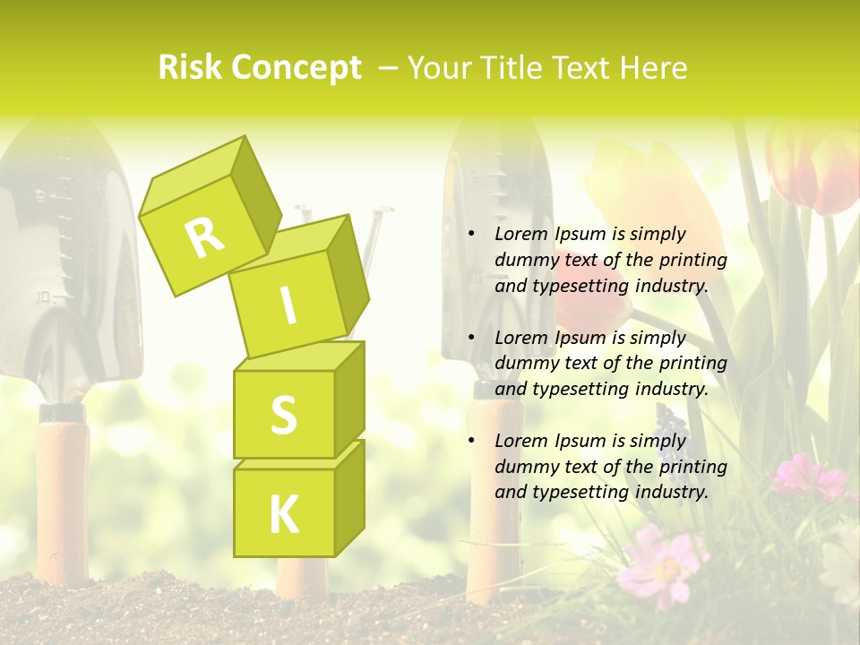 Gardening Soil Garden PowerPoint Template